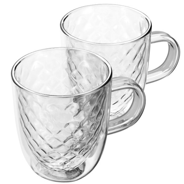 Elle Decor Set of 2 Insulated Coffee Mugs